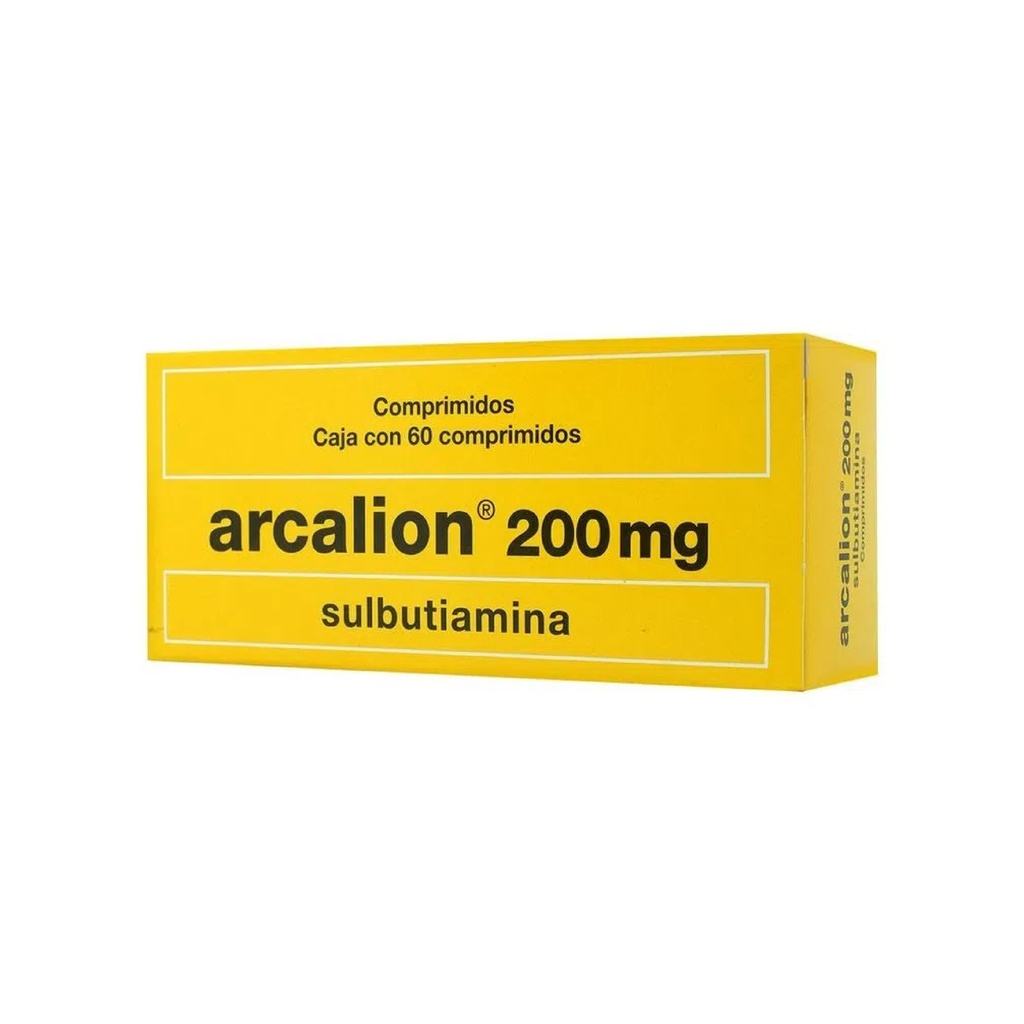 ARCALION 200 MG C/60 COMPRIMIDOS SULBUTIAMINA LAB SERVIER | Website ...
